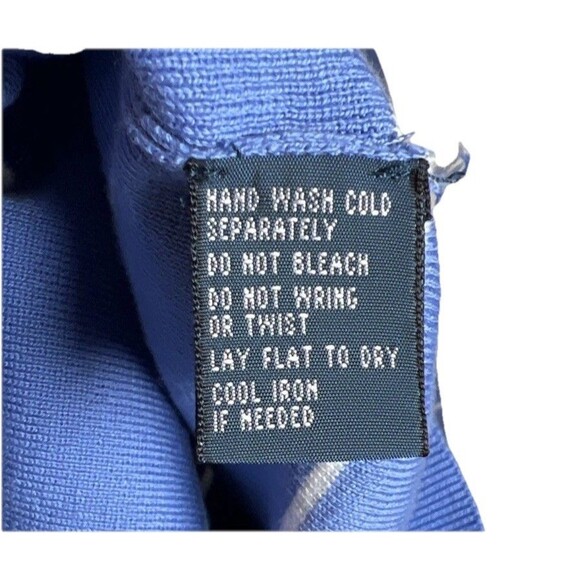 Polo Ralph Lauren Size XL Men’s Crew Neck Blue White Striped Knit Sweater Top - Picture 5 of 5